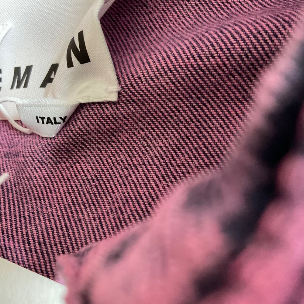 REMAIN BIRGER CHRISTENSEN Italy Purple Thalia Denim jacket US8-10 run big BUST46 - Picture 4 of 10